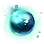 Shining Blue Bead