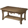 Natural Log Dining Table