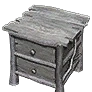 Thunderstruck Maple Bedside Table
