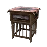 Gargoyle Hide Decorated Bedside Table