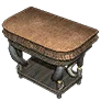 Mountain Sheep Horn Bedside Table