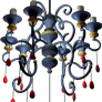 Ruby Chandelier (Fluorescent)